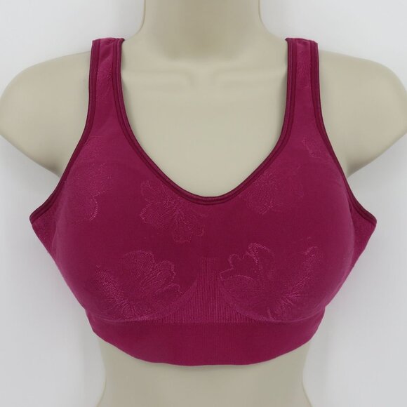 Bali Medium Comfort Revolution ComfortFlex Fit Shaping Wireless Bra 3488 Mauve - Picture 11 of 12